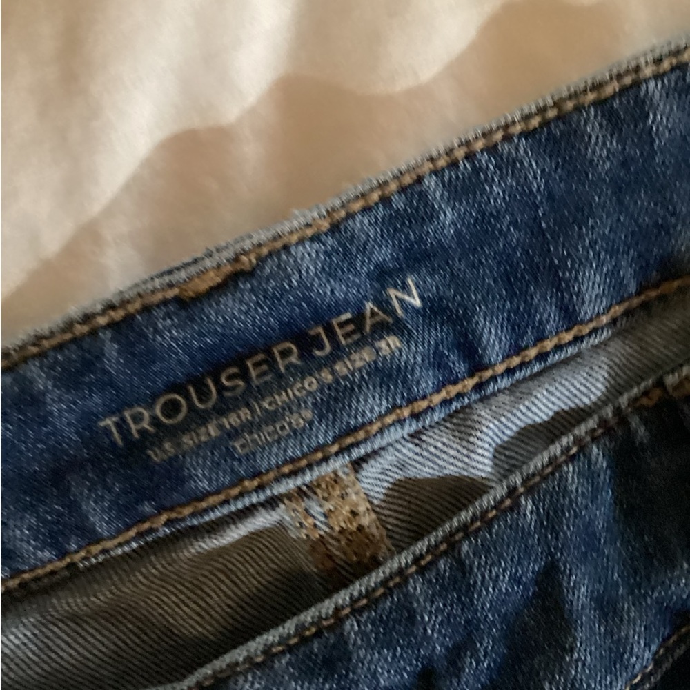 Chico's Medium Wash Trouser Jeans